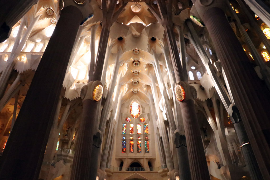 Interior of Sagrada Familia