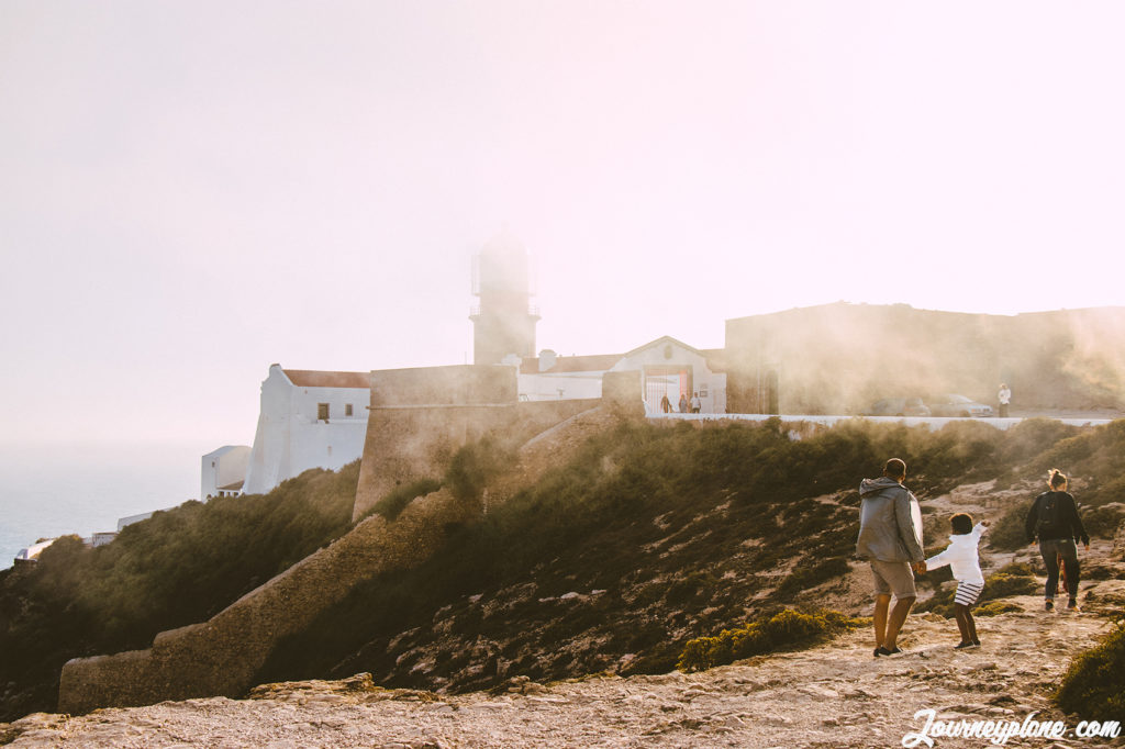Lighthouse view at Cabo de Sao Vicente